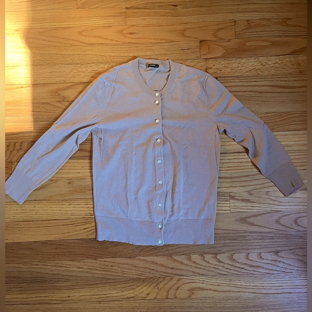 J. Crew Beige Cardigan - Size XS